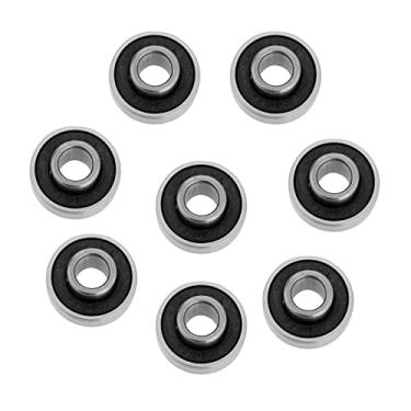 Imagem de Fancyes Rolamentos de skate para Longborad, patins em e patins, escudo, 8 unidades, Preto