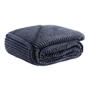 Imagem de Cobertor Solteiro Kacyumara Lugano com Sherpa 1,60x2,20m