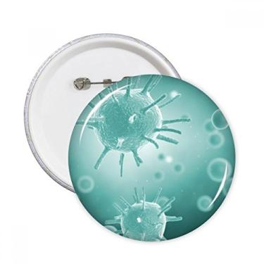 Imagem de Estampa de imagem de célula de criatura, microscópio, broches, decoração de roupas, 5 peças, presente