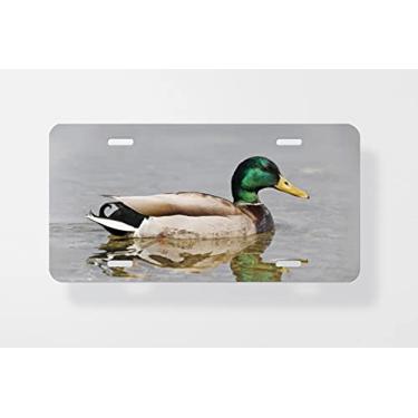Imagem de Capa para placa de carro Mallard – Capa para placa de carro – Capa para moldura de placa de carro 15 x 30 cm