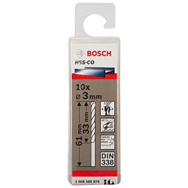 Imagem de Bosch Brocas Para Metal Aço Rápido Hss-Co 3Mm