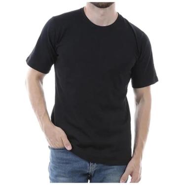 Imagem de Camiseta de Algodão Básica Vermelha Feminina Masculina Unissex-Unissex