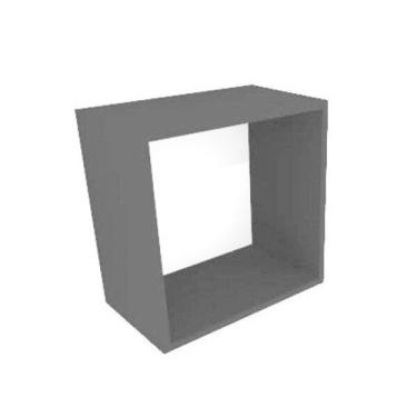 Imagem de Nicho Cubo Vidame Baby Bramov Móveis Preto