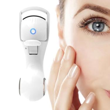 Imagem de Modelador de cílios aquecido, Aquecedor modelador de cílios aquecido com 3 configurações de temperatura, Modelador quente portát e recarregável de longa duração, 230mAh para mulheres