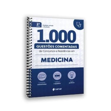 Imagem de 1000 Questões Comentadas De Concursos E Residências Em Medicina - Sana