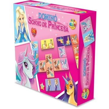 Imagem de Dominó Sonho de Princesa, GGB Plast, Multicor