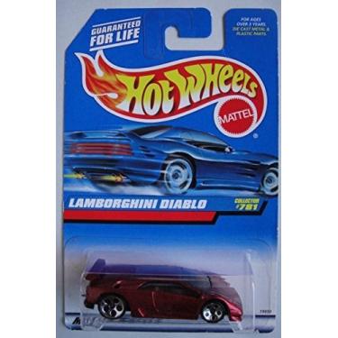 Imagem de HOT WHEELS RED LAMBORGHINI DIABLO 5 DOT #781
