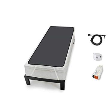 Imagem de Earthing Kit de capa de colchão Elite (tamanho Twin GG), Clint Ober's Products, tapete de aterramento para cama de solteiro tamanho GG