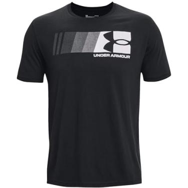 Imagem de Under Armour Camiseta masculina UA Fast Left Chest manga curta gola redonda, Preto/branco - 001, P