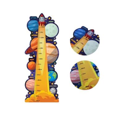 Imagem de Régua do crescimento infantil espaço em EVA - medir altura