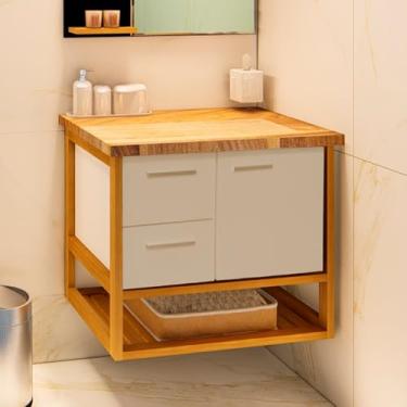 Imagem de Gabinete Toucador Para Banheiro Pretty 69,5cm Sem Cuba Branco