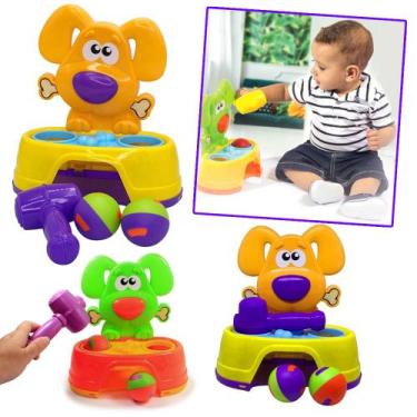 Imagem de Brinquedo Infantil Didático Bate Dog Educativo Raciocínio - Jxp Brink