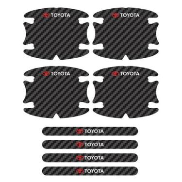 Imagem de Jogo Adesivos Protetor de Maçaneta Decorativo Carbono - SPORTINOX, TOY