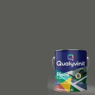 Imagem de Tinta Pisos e Quadras Qualyvinil 3,6L -, Cinza Chumbo