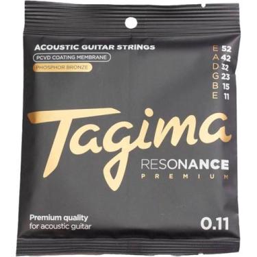 Imagem de Encordoamento para Violão .011-.052 Resonance Premium Tagima