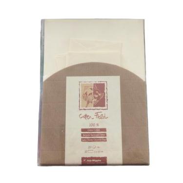 Imagem de Envelope em Papel Cotton KIT=20 PAPEL A4 + 10 ENV OFICIO BEGE - Cotton