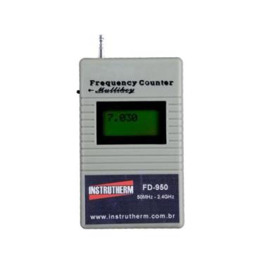 Imagem de Frequencimetro Digital Bolso Faixa 50Mhz A 2.4Ghz P Rf Antena Hold Fd-