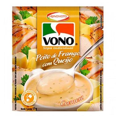 Imagem de Sopa Individual Peito de Frango Com Queijo Vono 17g - Ajinomoto