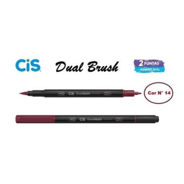 Imagem de Marcador Artístico Aquarelável Cis Dual Brush Cor nº 00 a 30