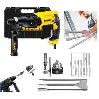 Imagem de Martelete Perfurador 800 Watts Dewalt + Kit Broca,Ponteria, 220V