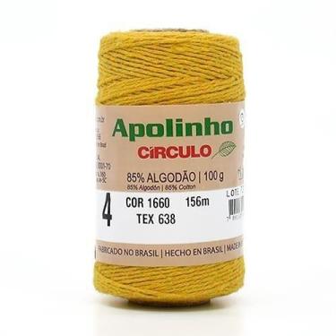 Imagem de Barbante Apolinho nº 4 100g - CÍRCULO, 1660 AMARELO