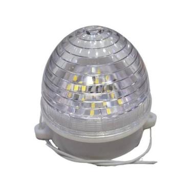 Imagem de Lampada Strobo LED Natal Redonda Branco Frio 220V - Multimarcas