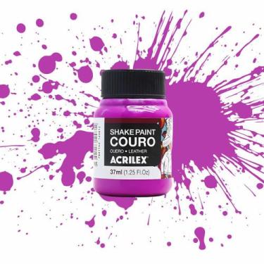 Imagem de Tinta p/ couro shake paint 37ml acrilex escolha a cor, 565 VINHO