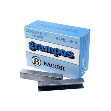 Imagem de Grampo 9/14 Galvanizado Rapid Caixa Com 5000 Unidades Bacchi
