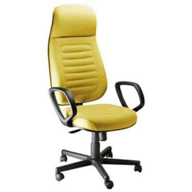 Imagem de Cadeira Presidente com Espaldar Alto Linha Blenda Amarelo - Design Off