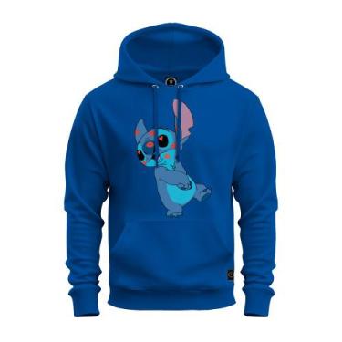 Imagem de Moletom Blusa De Frio Inverno Confortável Estampado Stich - Suprass, P