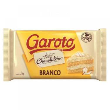 Imagem de Cobertura Garoto Chocolate Branco 1kg, Chocolate Branco
