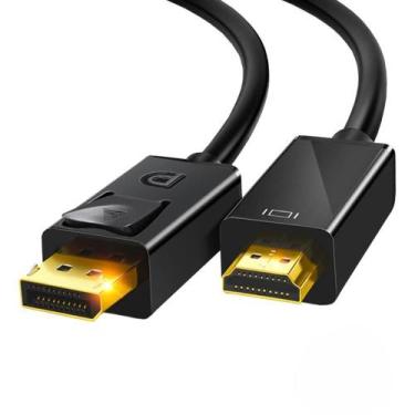 Imagem de Cabo Conversor Displayport Para Hdmi 1,80m 4k Full Hd 60hz - SHINKA