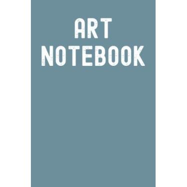 Imagem de Art Notebook: Spirit Mountain Blue Matte Finish Lined Journal, 6 x 9 120 Pages, Gift For Thinkers, List Makers and Doers (Art Notebook Journal)