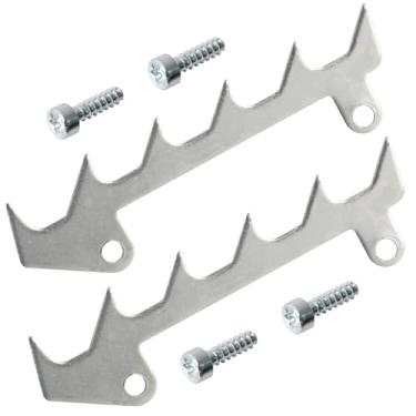 Imagem de Seentech 2 pares de garfos antifacada de metal de alta resistência com parafusos – substitui os modelos de motosserra Stihl MS170, MS180, MS200, MS201, MS210, MS230, MS250, MS171, MS181, MS211, 017