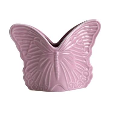 Imagem de FLCPJGV Vaso de borboleta vaso decorativo vaso de mesa arranjo de flores para estante casa