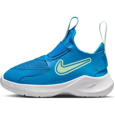 Imagem de Nike Tênis infantil unissex Flex Runner 3 TD, Azul fotográfico/verde vapor, 19.5 EU