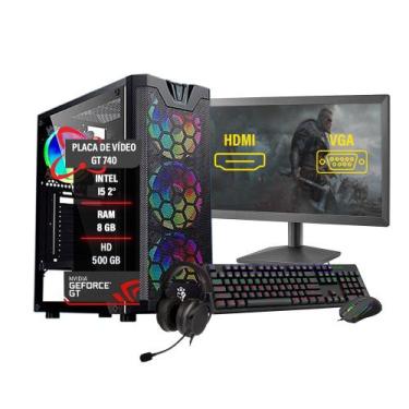 Imagem de Pc Gamer Completo i5 2 GT 740 Memória 8GB Hd 500GB - Tech Fusion