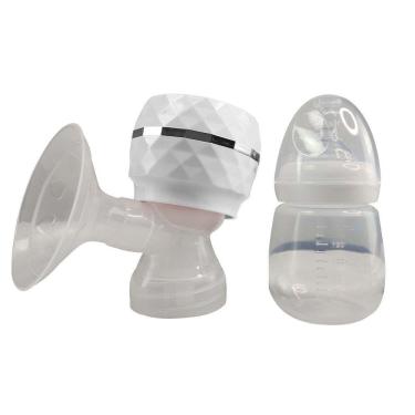 Imagem de Bomba De Tirar Leite Materno Extratora Amamentação Elétrica Bateria Recarregável Mamadeira Massagem Portatil Usb