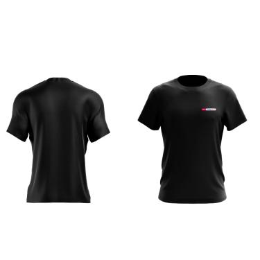 Imagem de Camiseta Manga Curta Grupo Casas Bahia Preta com Logo Colorida