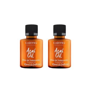 Imagem de Kit 2 Óleo Protetor Térmico Capilar Açaí Oil Cadiveu 10ml - Cadiveu Pr