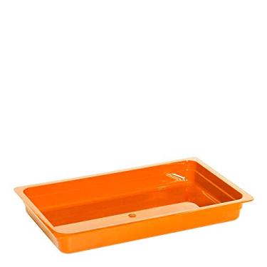 Imagem de Cuba GN 1/1 Cozinha 65mm Laranja em Plástico Resistente Linha Tropical Linha Premium