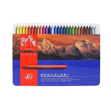 Imagem de Giz Pastel Oleoso Caran D'Ache Neocolor I Com 40 Cores
