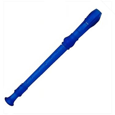 Imagem de Flauta Doce Germanica Soprano Azul P8-BL - Phx