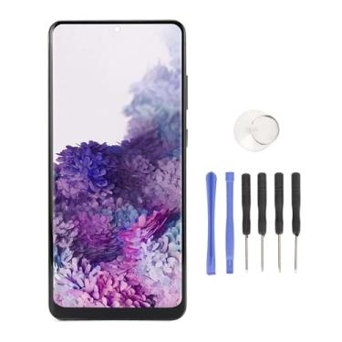 Imagem de Para Substituição de Tela OLED S20 Plus, 6.7in TFT Touch Screen Digitador Assembly Com Ferramentas de Reparo, Para S20 Plus SM G986B SM G986U SM G985F (Preto)