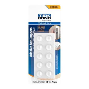 Imagem de Gota De Silicone Redonda 15,7MM Com 10 Peças - Tekbond