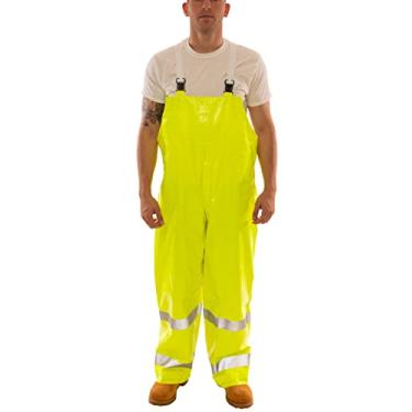 Imagem de High-Visibility Overalls, Lime Yellow PVC On Polyester, XXL -O53122.2X