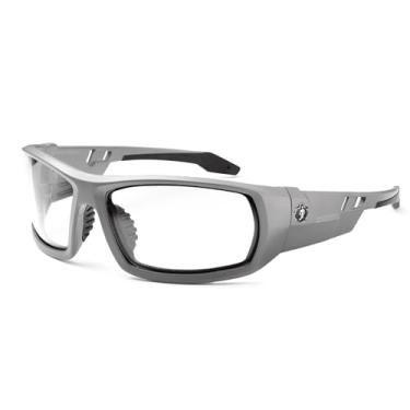 Imagem de (Anti-Fog, Matte Gray Frame- Clear Lens) - Ergodyne Skullerz Odin Anti-Fog Safety Glasses - Matte Grey Frame, Clear Lens