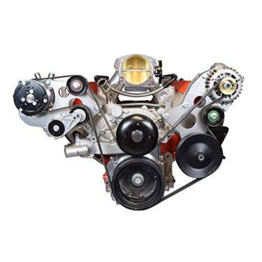 Imagem de ICT Billet LS - Sanden 508 A/C Kit de suporte de compressor de ar condicionado LS1 LS3 LSX AC Heavy Duty 551474-3