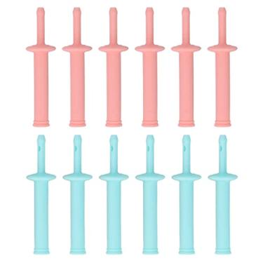 Imagem de Gás Colic Reliever Seguro Descartável Infantil Gás Alívio para Recém-nascidos 12pcs Verde Rosa
