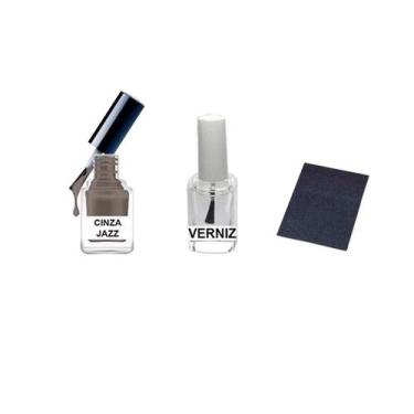 Imagem de Tinta Retoque Tira Risco Carro Toyota Cinza - Jazz - Jhow Adesivos